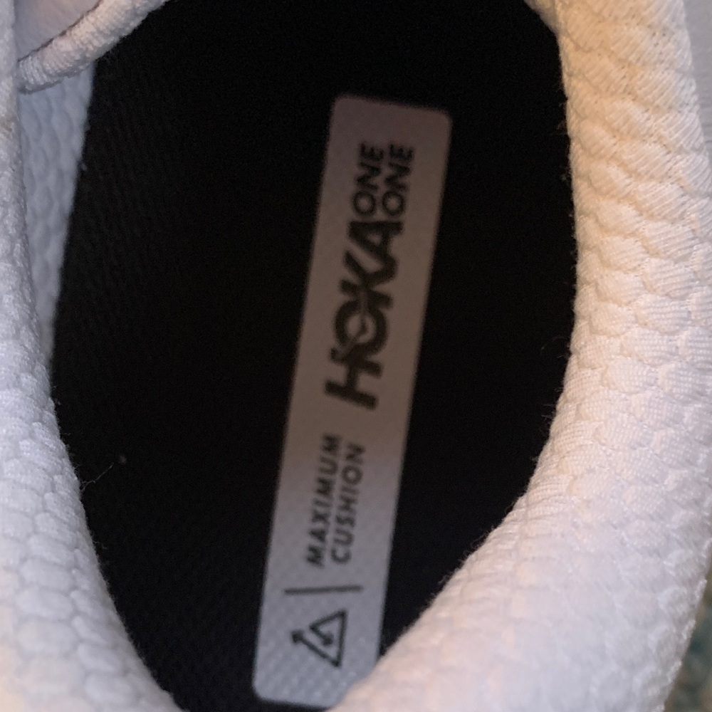 Hoka White Women's Sneakers - Picture 7 of 9